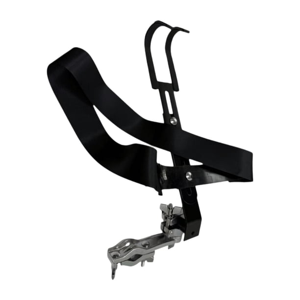 Soporte para Tambor Africano Ajustable Multifuncional Instalación Sencilla con Correa Portátil Estructura Plegable Adecuado para Clases Particulares Pruebas de Sonido Hogar con clip giratorio