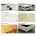 thumbnail image 6 of Golden Furniture 3PCS L Shape Faux Leather Sectional Sofa Set, Living Room Sofa Set with Storage Ottoman and Matching Pillows, 6 of 7