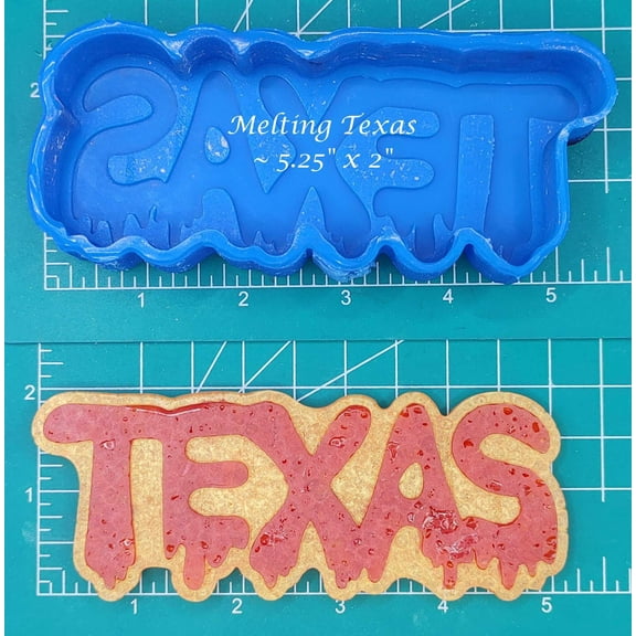 Melting Texas Silicone Freshie Mold