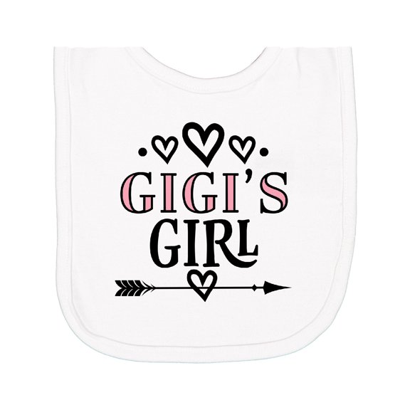Inktastic Gigi Girl Granddaughter Newborn Bib