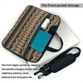 thumbnail image 3 of ZICANCN Laptop Case 14 inch, Vintage Abstract Tribal Ethnic Work Shoulder Messenger Business Bag for Women and Men, 3 of 9