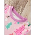 thumbnail image 5 of WIBACKER 2-Piece Cozy Pajamas for Kids Sleepwear Little/Toddler Boys Girls Christmas Long Sleeves Soft PJs Set, 5 of 10