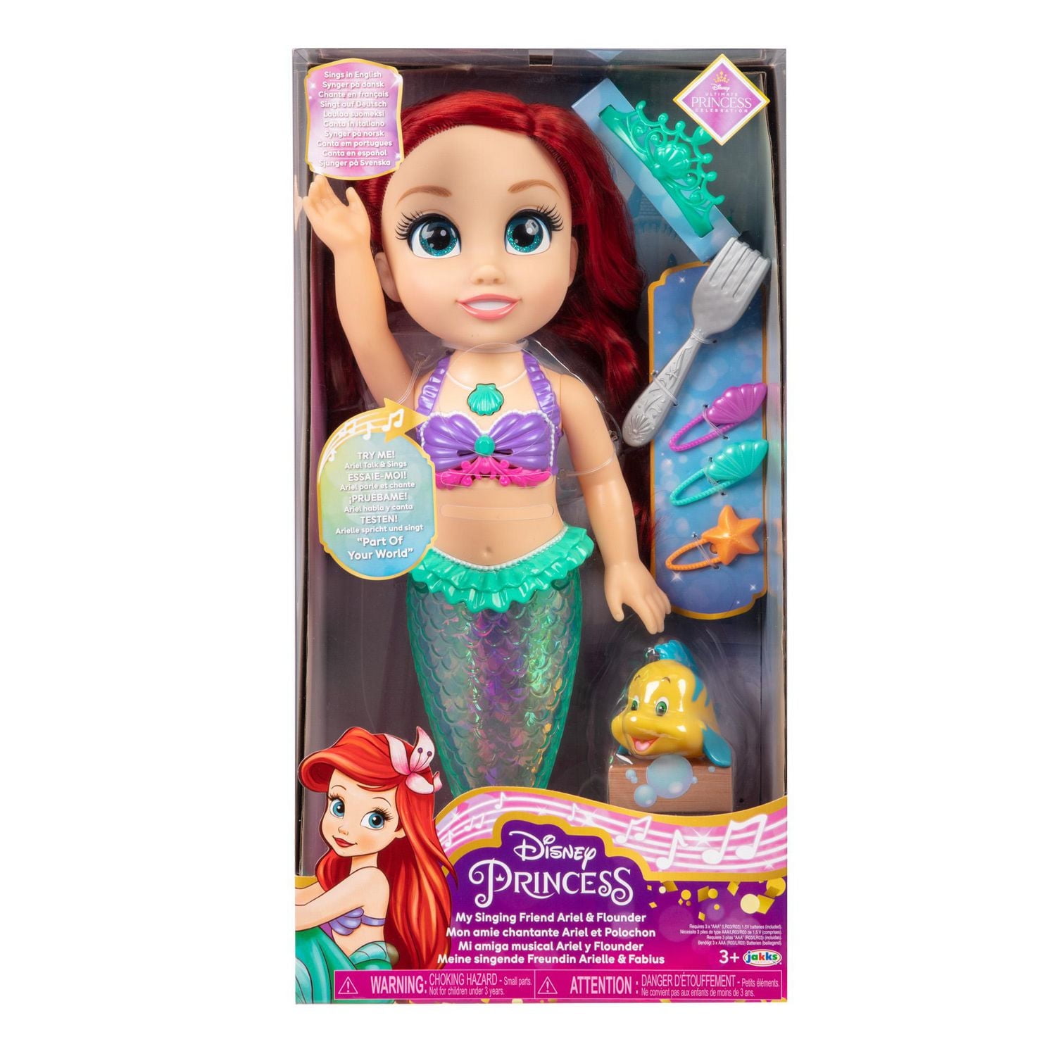 Disney Princess Ariel Singing Doll