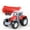 *0044-Red, variant on Meggemo Gift Friction-Powered Farmer Tractor Toy - Educational Farm Vehicle Collectible, Small Construction Toy for Imaginative Play & Gifting