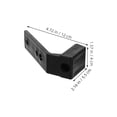 thumbnail image 2 of OULII 6Pcs Barbell Wall Rack Black PP Designed For Weight Bearing Use, 2 of 8