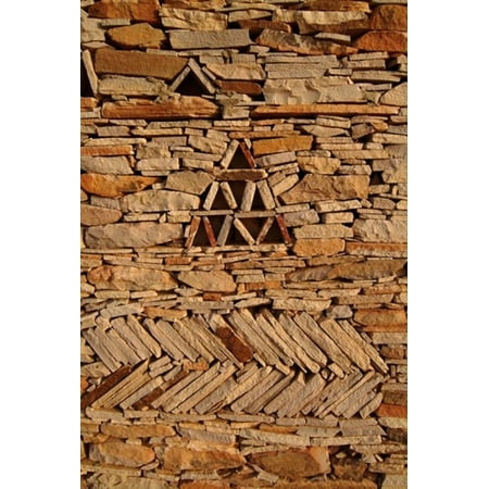 Mauritania Adrar Chinguetti Stone pattern Canvas Art - Aldo Pavan DanitaDelimont (12 x 17)