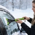 thumbnail image 4 of Extendable Car Ice Scraper & Snow Brush, Heavy Duty EVA Foam Handle for Truck SUV Windshield, Scratch-Free Winter Cleaning Tool, 4 of 5
