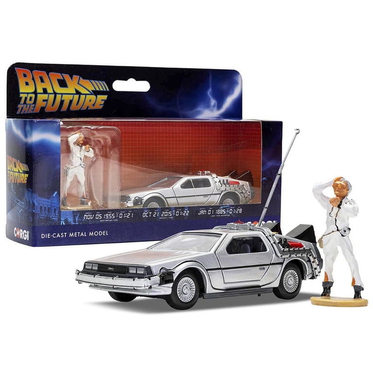 Corgi, Diecast Model Cars, Back to the Future DeLorean, 1:36 Scale