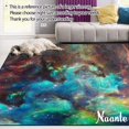 thumbnail image 2 of GZHJMY Galaxy Star Area Rug 4'x6', Universe Nebula Polyester Area Rug Mat for Living Dining Dorm Room Bedroom Home Decorative, 2 of 7