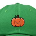 thumbnail image 2 of Dalix Baby Pumpkin Embroidered Cotton Baseball Cap Adjustable Dad Hat Womens in Kelly Green, 2 of 5