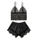 thumbnail image 1 of Women New Sexy Fashion Lace Lingerie Silk Underwear Sleepwear Pajamas Satin, 1 of 4