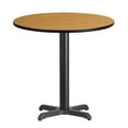 thumbnail image 4 of Flash Furniture 30'' Round Natural Laminate Table Top with 22'' x 22'' Table Height Base, 4 of 5