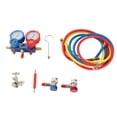 thumbnail image 1 of Medidor De CA Para Automóvil, Acopladores Ajustables Fácil De Leer Fácil Identificación Kit De Manómetro De Colector De CA Profesional Alta Resistencia Para Refrigerantes, 1 of 7