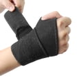 thumbnail image 4 of Black Sports Hand Wrist Support Protective Brace Arthritis Sprain Wrapping Band, 4 of 5
