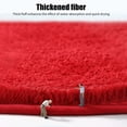 thumbnail image 2 of Red Heart Shaped Rug, Valentine's Day Heart Shaped Rug, Soft Fluffy Non-Slip Washable Carpet, Bathroom Heart Rug for Bathroom, Living Room & Entryway Home Decor, 2 of 4