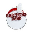 thumbnail image 5 of Personalized Marching Band Ornament - Music Teacher Ornament, Instrument Ornaments, Band Director Gifts, Marching Band Gifts, Santa's Marching Band - Marching Band Drum - Free Customization, 5 of 10