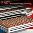 thumbnail image 3 of 1000 Eggs Incubator, Commercial Poultry Hatcher with 360° Automatic Egg Turning and Temperature & Humidity Control, Large Capacity Automatic Incubator for Hatching Eggs, 3 of 8