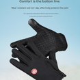 thumbnail image 3 of Guantes de invierno, guantes térmicos impermeables y resistentes al viento con pantalla táctil, ideales para hombres y mujeres para trabajar, andar en bicicleta o conducir en invierno., 3 of 6