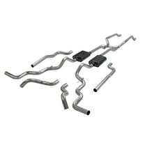 Flowmaster 817940 Crossmember Back Exhaust System 2.5" 409 Stainless