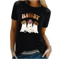 thumbnail image 6 of HolloyiverHalloween Shirts for Women Ghost Print ShirtsHalloween Short Sleeve Graphic Tees Fall T-Shirts Tops women'sHalloween Clothes Orange Graphic Tees for Women For S-3XL, 6 of 6