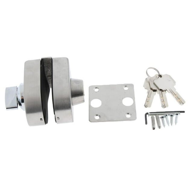 Cerradura de seguridad de acero inoxidable Zulema de Puerta de material acero Inoxidable 12 Mm con Llave Abierta Cerrada Del Hotel en hogar