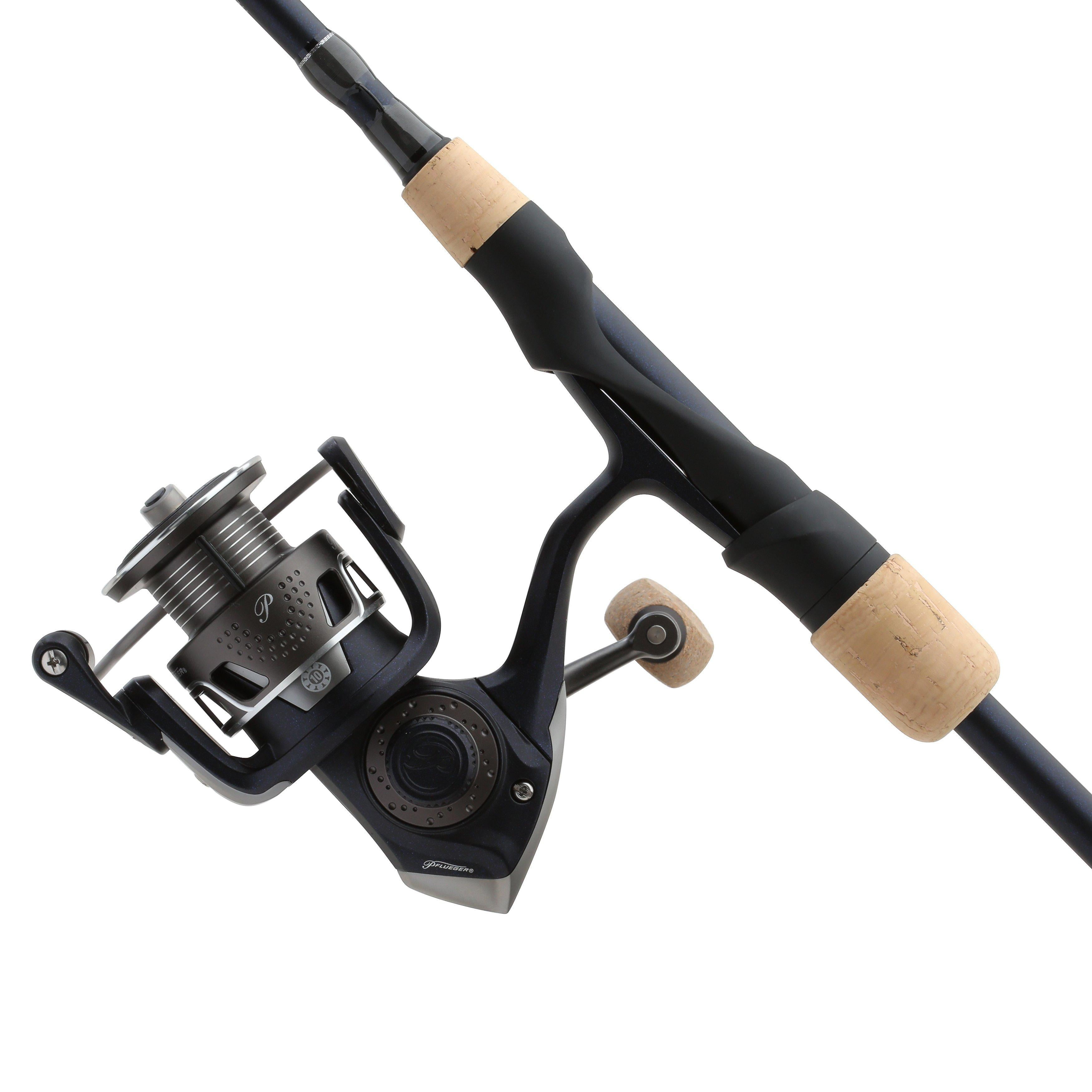 Pflueger President XT Spinning Fishing Combo, 6'6" Medium Rod, 3000 Size Reel