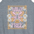 thumbnail image 3 of Instant Message - Wild And Free Butterfly - Women's Racerback Tank Top, 3 of 6