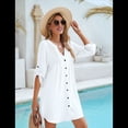thumbnail image 4 of Traje de Baño para Mujer, Cuello en V, Abotonado, , XXL, 4 of 9