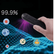 thumbnail image 3 of Lámpara desinfectante UV portátil, lámpara germicida ultravioleta portátil recargable por USB, lámpara de limpieza LED, lámpara de desinfección esterilizadora ultravioleta para hotel de viaje (negro) JAMW Sencillez, 3 of 5