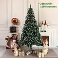 thumbnail image 3 of Sunyuer Artificial Spruce Christmas Tree 7 ft, Classic Color Trees for Home, Office, Party Decoration, Easy Assembly, 3 of 7