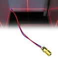 thumbnail image 1 of 6mm Red Dot Diode Adjustable Red Copper Head diode pointer Module Woodworking Measuring Tool Parts, 5pcs, 5V, 1 of 7