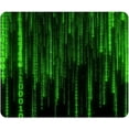 thumbnail image 1 of Gaming Mouse Pad Matrix Style Coding Design NonSlip Rubber Base Rectangle Personalized Mousepad for Computers, Laptop, Office, Home 9.5x7.9 Inch TechInspired Elegance, 1 of 5