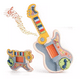 thumbnail image 1 of Guitarra Eléctrica Con Piano, Juguete Didáctico, Para Niños, 1 of 5