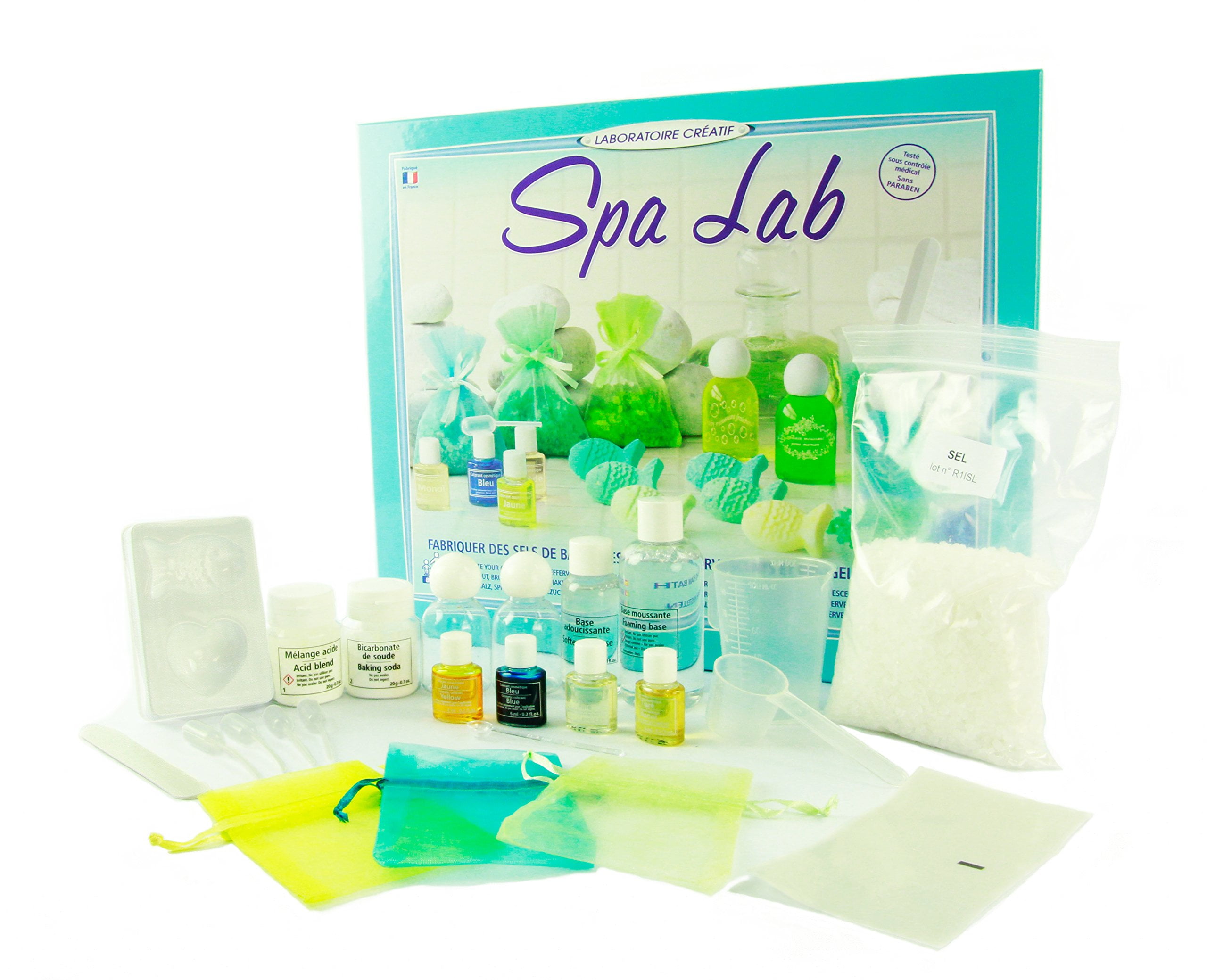 SentoSphere Spa Lab Creative Laboratory Kit for Making Your Own Relaxing Soaps, Gels and Bath Salts