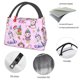 thumbnail image 4 of Fotbe Christmas Unicorns Bolsa Térmica Portátil con Estampado, Bolsa de Entrega de Alimentos Aislada, Bolsa Reutilizable de Gran Capacidad para Comidas y Supermercado, 4 of 6