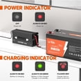 thumbnail image 3 of Cargador de batería LiTime 80A 12V LiFePO4 con ventilador de enfriamiento inteligente, 3 of 7