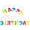1PC, variant on Happy Birthday Holiday Lights Alphabet String Lights, Indoor & Outdoor Party, Wedding and Holiday Decorations Warm Lights