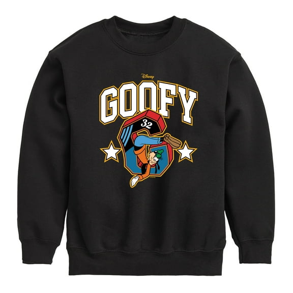 Disney - Goofy Collegiate - Toddler & Youth Crewneck Fleece Sweatshirt