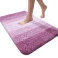 thumbnail image 5 of Bathroom Rug Mat, Non-Slip Bath Mat for Bathroom Floor, Quick Drying Soft Bath Rug, Machine Washable Bathroom Mat, 20 x 30 Inch,Blue, 5 of 5