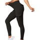 thumbnail image 4 of Pantalones de yoga de cintura alta para mujer con bolsillos elásticos y cónicos, pantalones de entrenamiento para levantamiento de glúteos, pantalones de chándal, 4 of 5