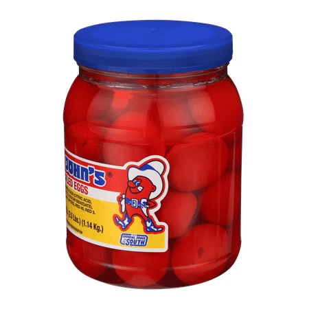Big John's Ready to Eat Pickled Eggs 40oz Jar, Contains Eggs
