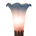 thumbnail image 3 of Meyda Lighting 7" High Pink/Blue Tiffany Pond Lily Victorian Mini Lamp, 3 of 7