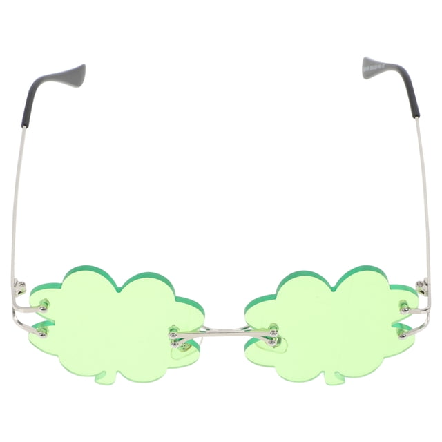 KAKOWELY 1 par de gafas creativas para fiesta del Día de San Patricio con forma de trébol, recuerdos de fiesta