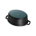 thumbnail image 5 of Staub Cast Iron 1-qt Oval Cocotte - Matte Black, 5 of 6