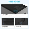 thumbnail image 4 of ORICO Dual Bay Aluminum Hard Drive Docking Station USB 3.0 to SATA 5Gbps,Support 32TB, 4 of 7