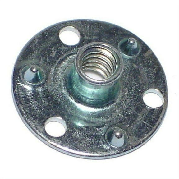 #8-32 x 1/4" Zinc Brad Hole Tee Nuts TNS-053 (16 pcs.)