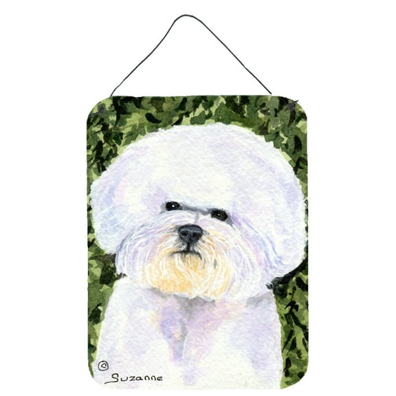 Caroline's Treasures SS8829DS1216 Bichon Frise Wall or Door Hanging Prints, 12x16, multicolor