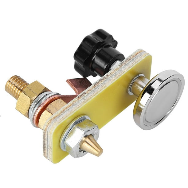 Herramienta Magnética de Soldadura de Latón de 0.2 pulgadas ANGGREK Conector de Puesta A tierra