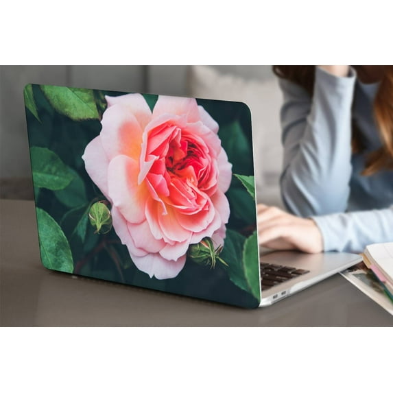 KSK KAISHEK Plastic Hard Case Only Compatible 2015 2014 2013 2012 Rel. MacBook Pro 15 inchs No Touch + Black Keyboard Cover Model: A1398 Rose series 0814
