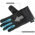 thumbnail image 5 of Evridwear Reflective Lightweight Running Cycling Touchscreen Gloves (1 Pair Blue), 5 of 5